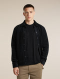 Men's Merino 150 Tech Lite Short Sleeve Tee IB Stitchline Black - 5