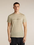 Men's Merino 150 Tech Lite Short Sleeve Tee IB Stitchline Bay Heather - 1
