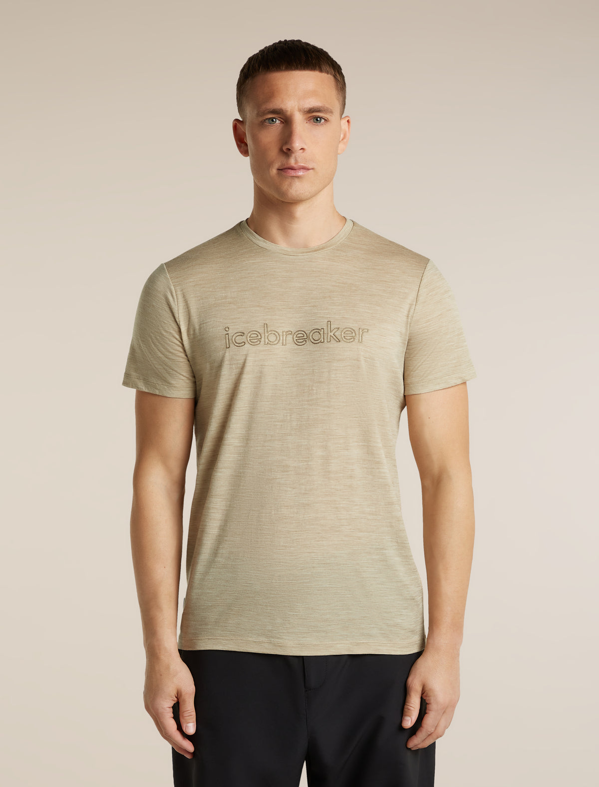 Men's Merino 150 Tech Lite Short Sleeve Tee IB Stitchline Bay Heather - 1