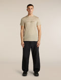 Men's Merino 150 Tech Lite Short Sleeve Tee IB Stitchline Bay Heather - 3