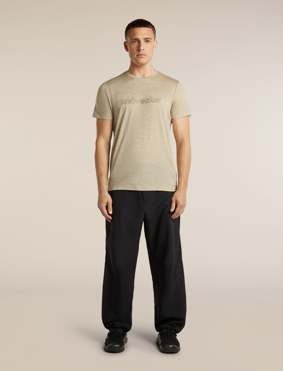 Men's Merino 150 Tech Lite Short Sleeve Tee IB Stitchline Bay Heather - 3