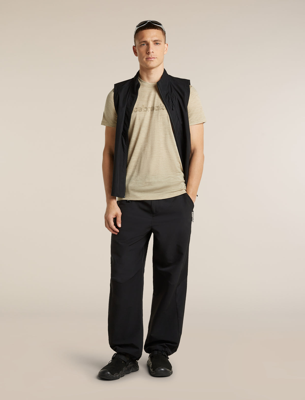 Men's Merino 150 Tech Lite Short Sleeve Tee IB Stitchline Bay Heather - 4