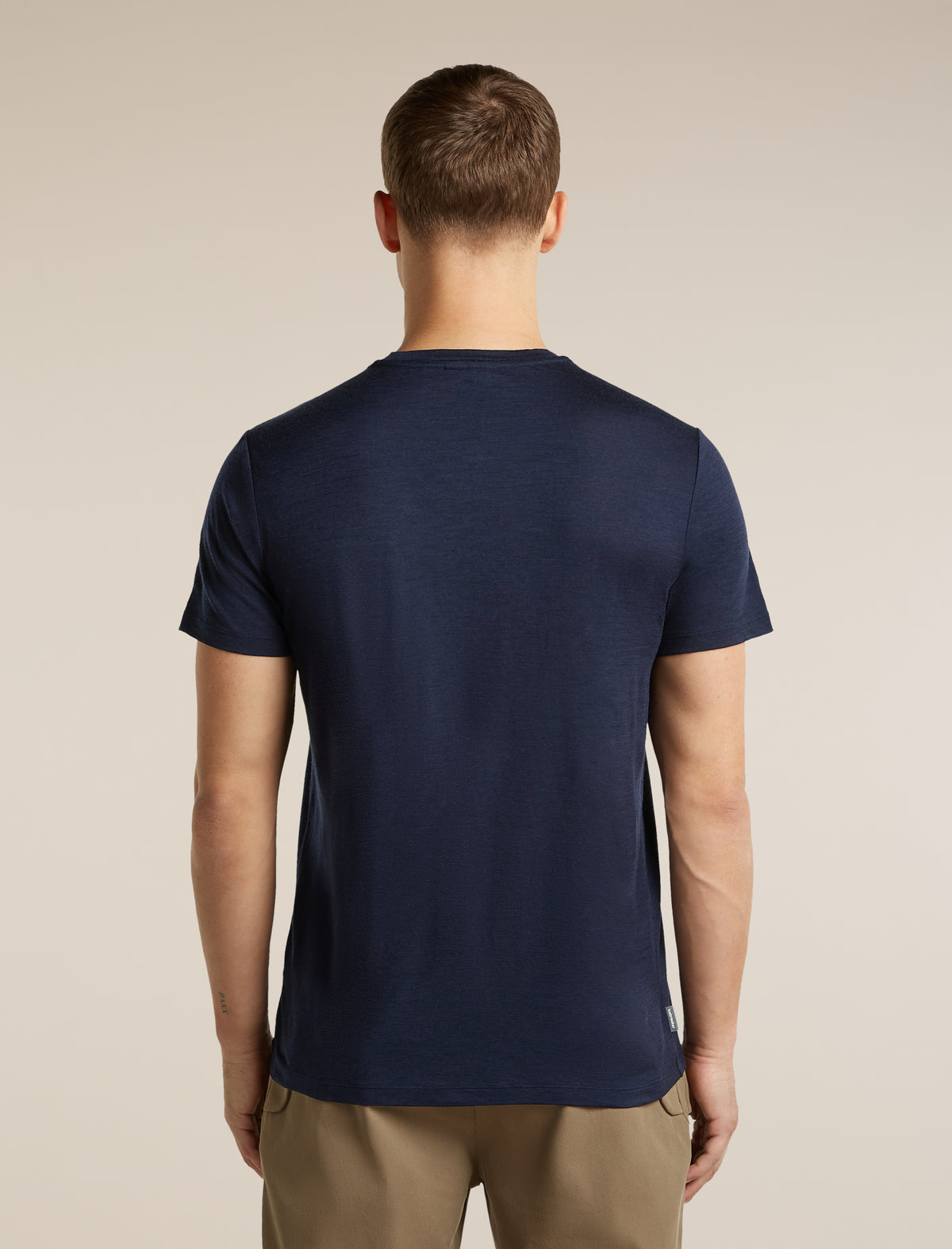 Men's Merino 150 Tech Lite Short Sleeve Tee IB Stitchline Midnight Navy - 2
