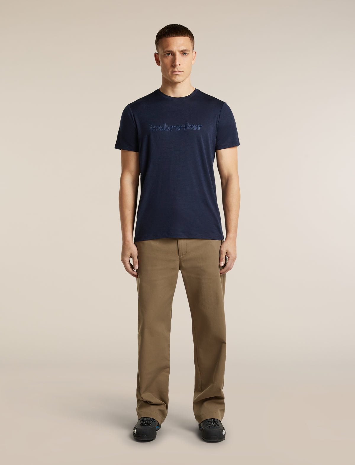 Men's Merino 150 Tech Lite Short Sleeve Tee IB Stitchline Midnight Navy - 3
