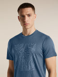 Men's Merino 150 Tech Lite Short Sleeve Tee Great Heights Dawn - 7