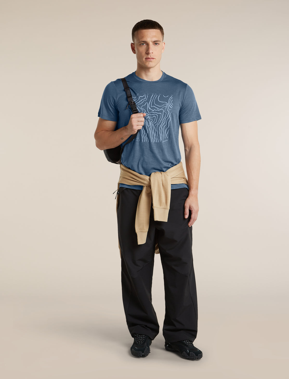 Men's Merino 150 Tech Lite Short Sleeve Tee Great Heights Dawn - 4