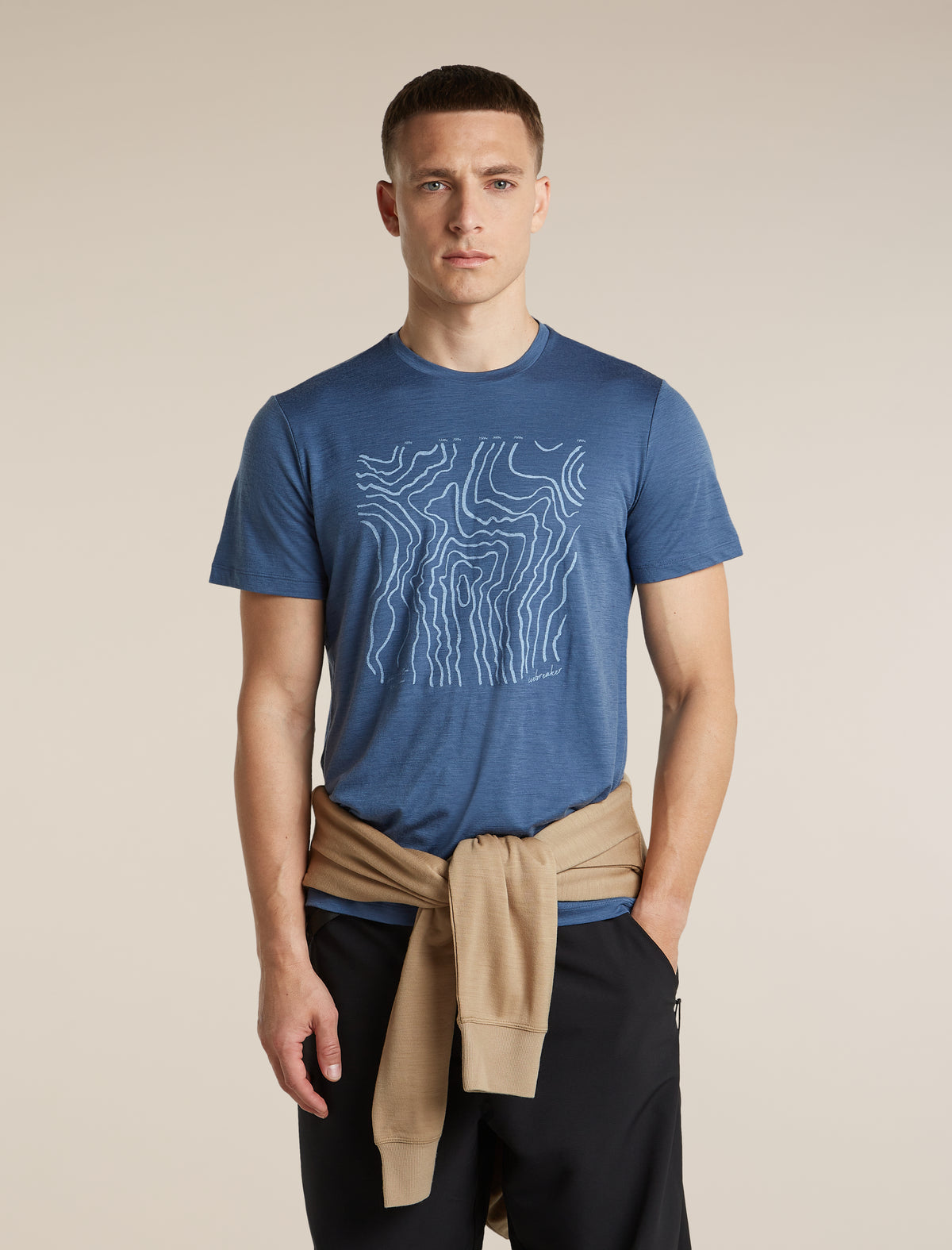 Men's Merino 150 Tech Lite Short Sleeve Tee Great Heights Dawn - 5