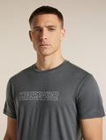 Men's Merino 150 Tech Lite Short Sleeve Tee IB Coordinates Obsidian - 6