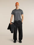 Men's Merino 150 Tech Lite Short Sleeve Tee IB Coordinates Obsidian - 4