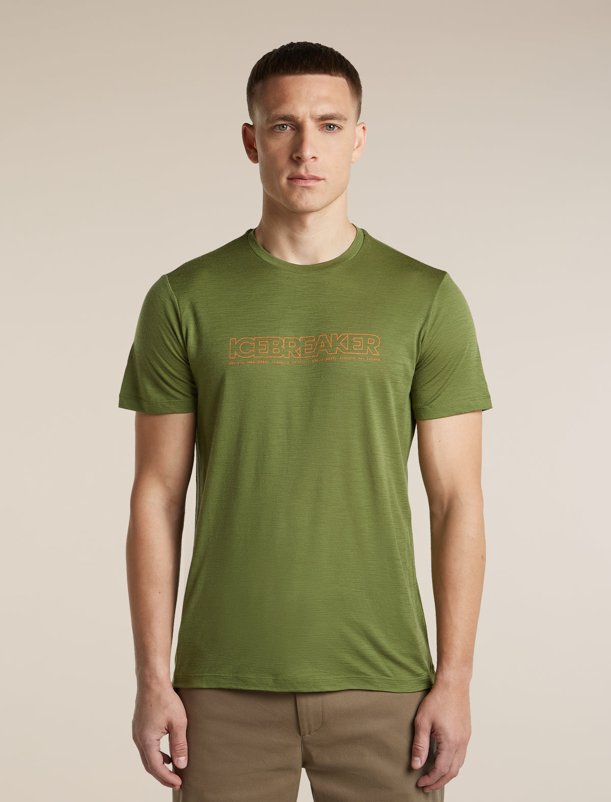 Men's Merino 150 Tech Lite Short Sleeve Tee IB Coordinates Sphagnum - 1