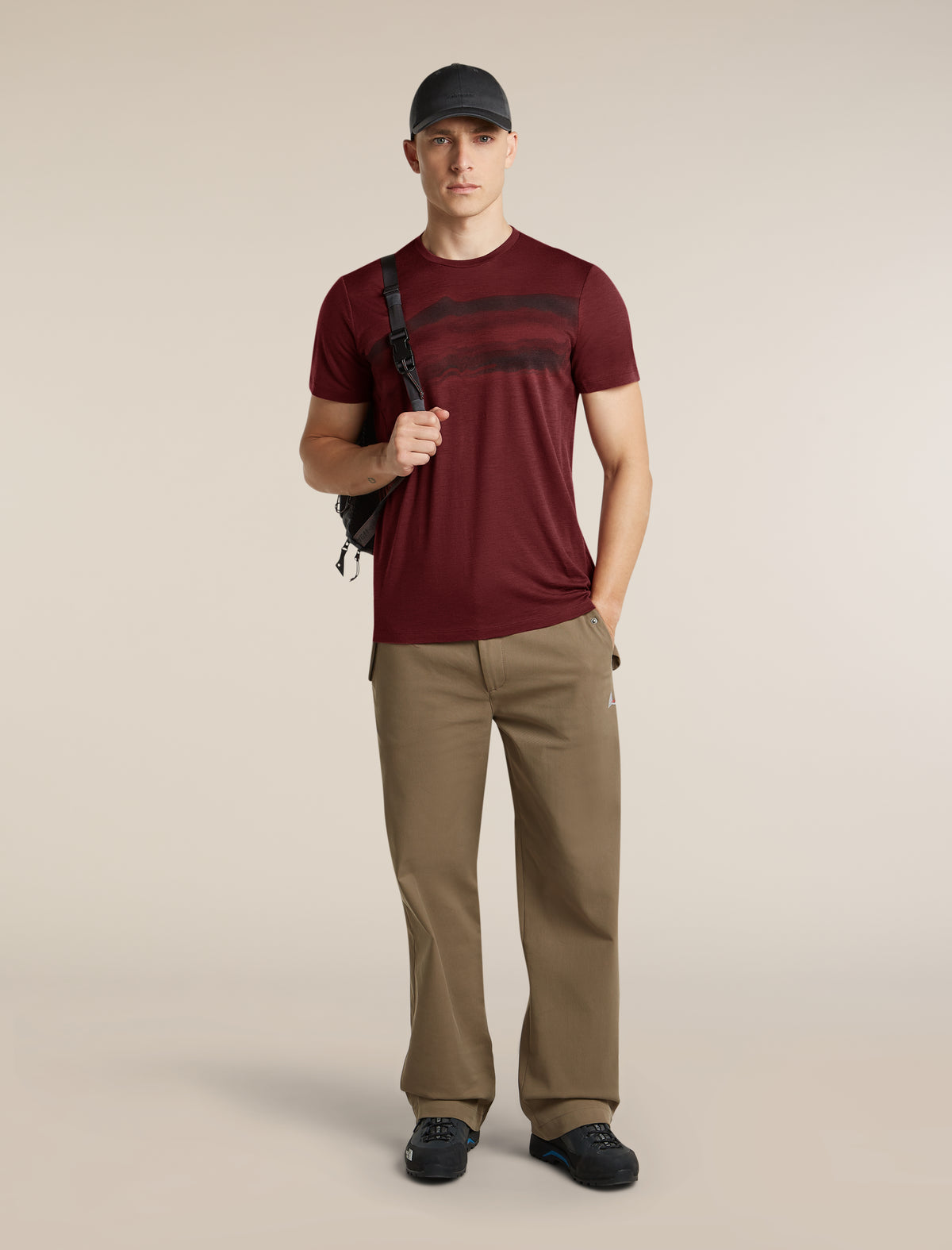 Men's Merino 150 Tech Lite Short Sleeve Tee Getaway Port - 4