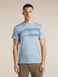 Men's Merino 150 Tech Lite Short Sleeve Tee Getaway Zinc Blue - 1