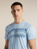 Men's Merino 150 Tech Lite Short Sleeve Tee Getaway Zinc Blue - 7