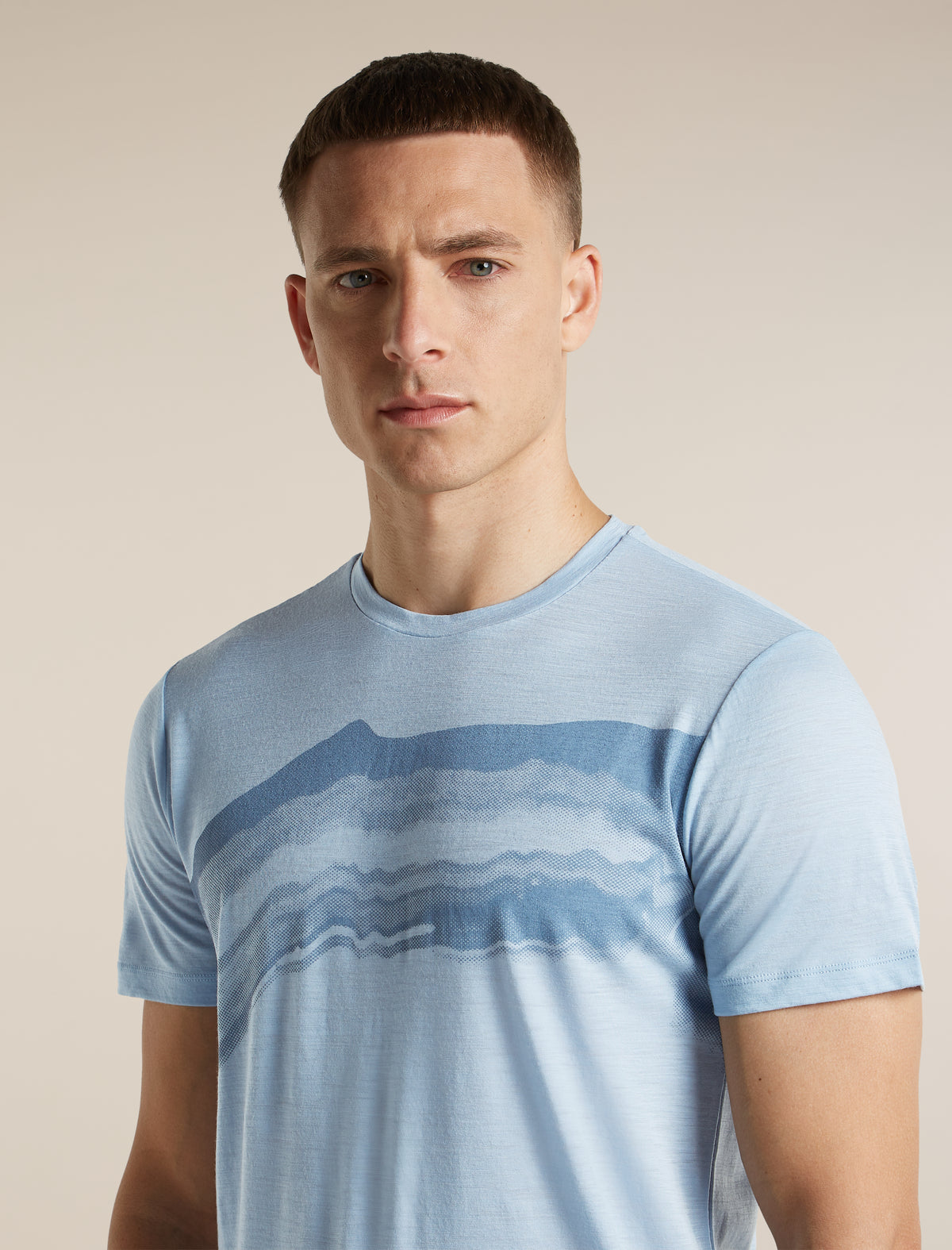 Men's Merino 150 Tech Lite Short Sleeve Tee Getaway Zinc Blue - 7