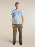 Men's Merino 150 Tech Lite Short Sleeve Tee Getaway Zinc Blue - 3