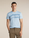 Men's Merino 150 Tech Lite Short Sleeve Tee Getaway Zinc Blue - 5