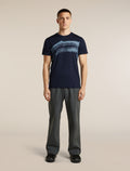 Men's Merino 150 Tech Lite Short Sleeve Tee Getaway Midnight Navy - 3