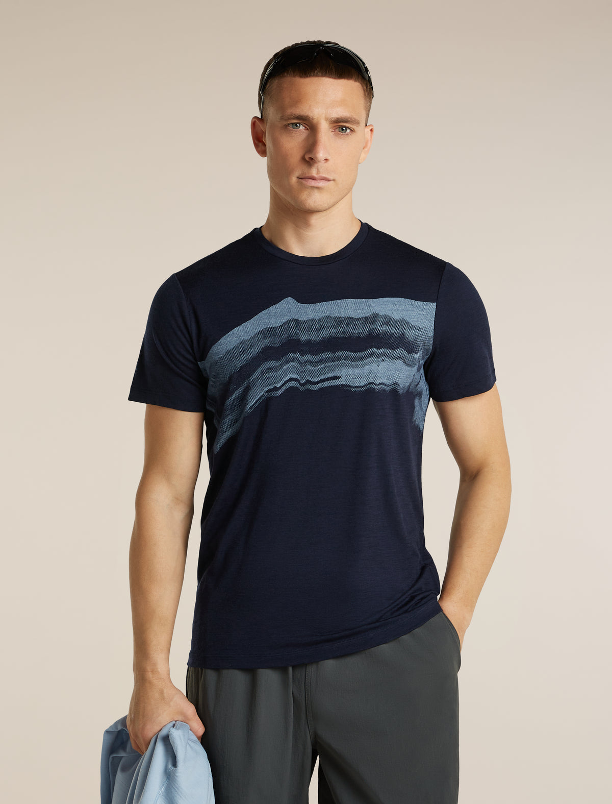 Men's Merino 150 Tech Lite Short Sleeve Tee Getaway Midnight Navy - 5