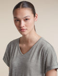 Women's Merino 150 Lodge Short Sleeve Tee Metro Heather - 6