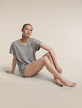 Women's Merino 150 Lodge Short Sleeve Tee Metro Heather - 4