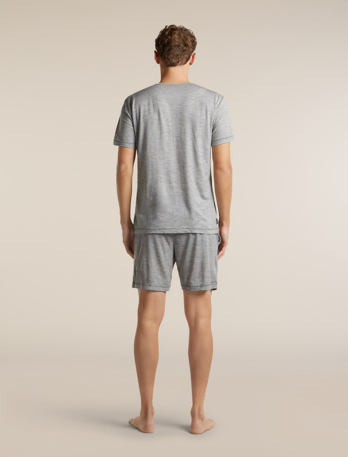 Men's Merino 150 Lodge Short Sleeve Tee Metro Heather - 5