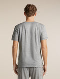 Men's Merino 150 Lodge Short Sleeve Tee Metro Heather - 2
