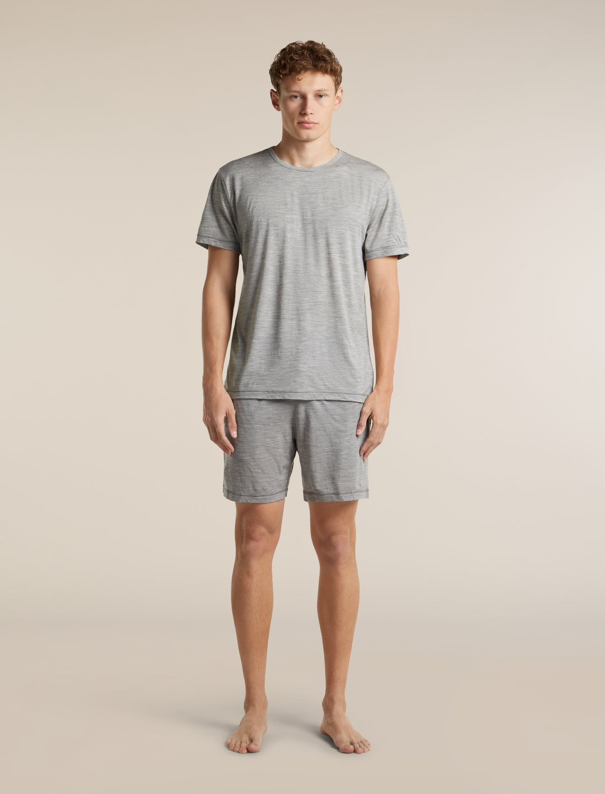 Men's Merino 150 Lodge Short Sleeve Tee Metro Heather - 3