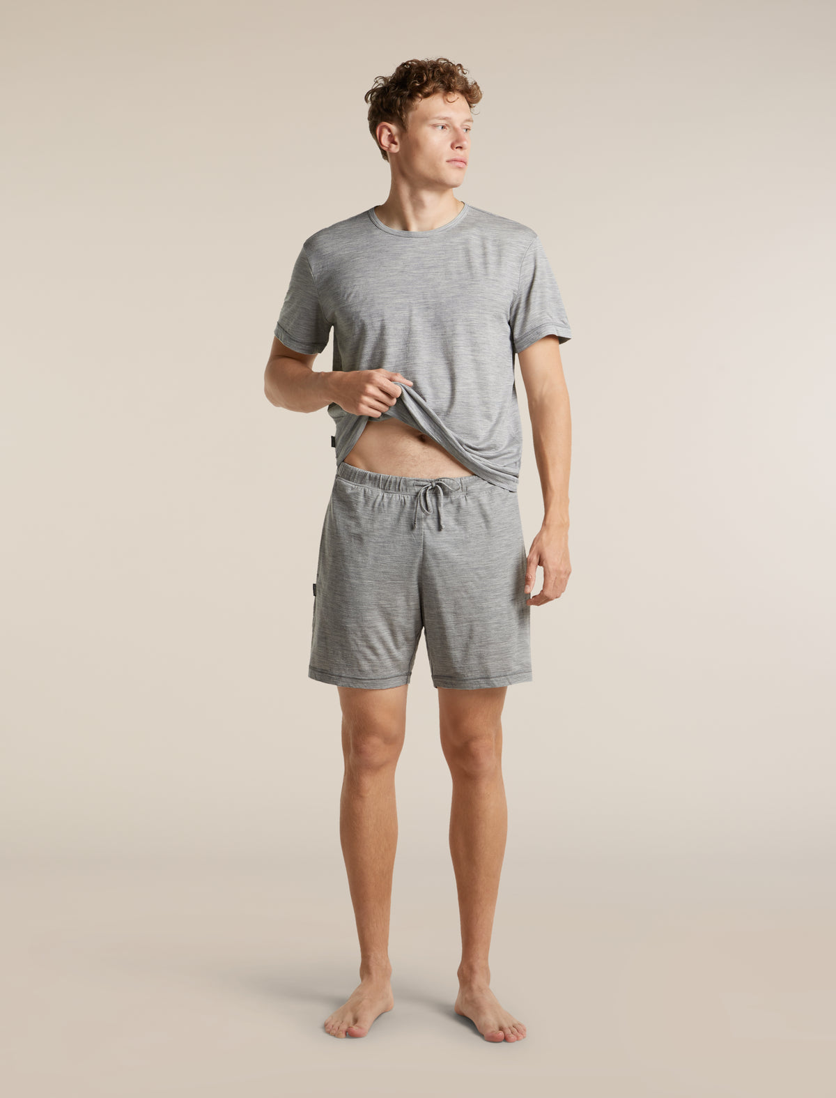 Men's Merino 150 Lodge Short Sleeve Tee Metro Heather - 4