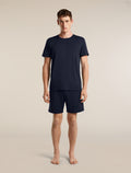 Men's Merino 150 Lodge Short Sleeve Tee Midnight Navy - 3