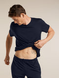 Men's Merino 150 Lodge Short Sleeve Tee Midnight Navy - 5