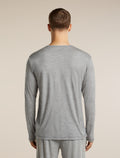 Men's Merino 150 Lodge Long Sleeve Tee Metro Heather - 2
