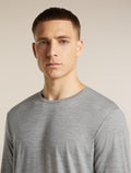 Men's Merino 150 Lodge Long Sleeve Tee Metro Heather - 5
