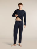 Men's Merino 150 Lodge Long Sleeve Tee Midnight Navy - 4