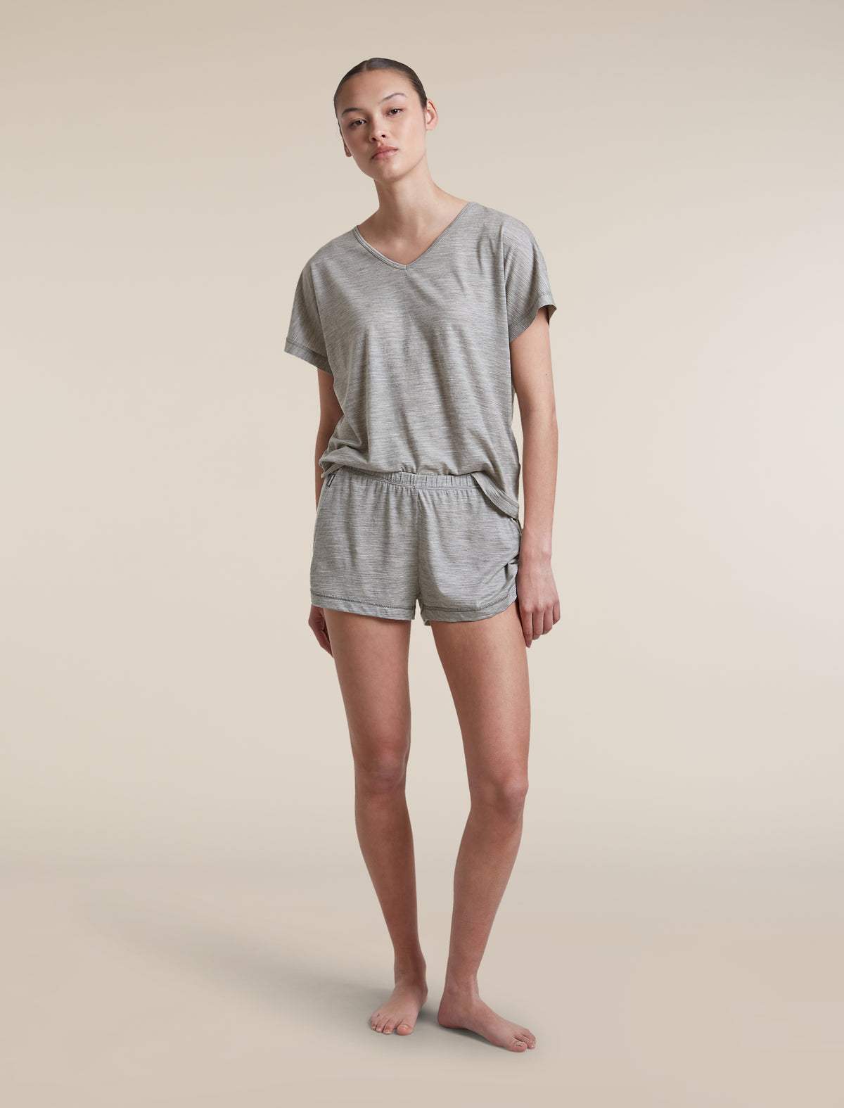 Women's Merino 150 Lodge Shorts Metro Heather - 4