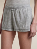 Women's Merino 150 Lodge Shorts Metro Heather - 5