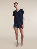 Women's Merino 150 Lodge Shorts Midnight Navy - 4