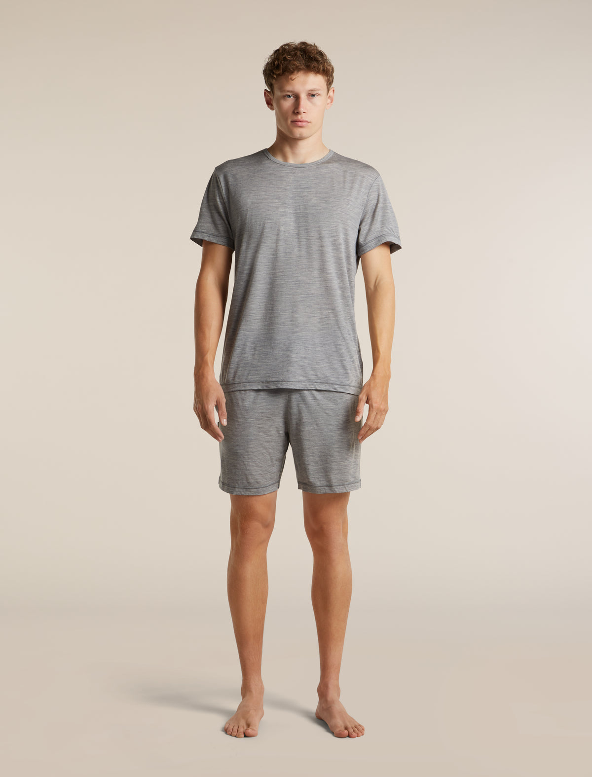 Men's Merino 150 Lodge Shorts Metro Heather - 3