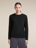 Women's 300 15.5 MerinoFine™ Long Sleeve Tee Black - 1