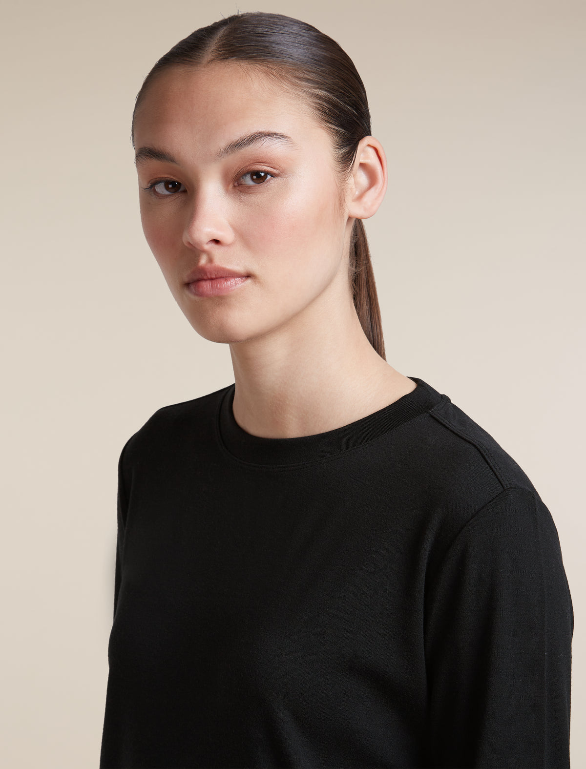 Women's 300 15.5 MerinoFine™ Long Sleeve Tee Black - 7
