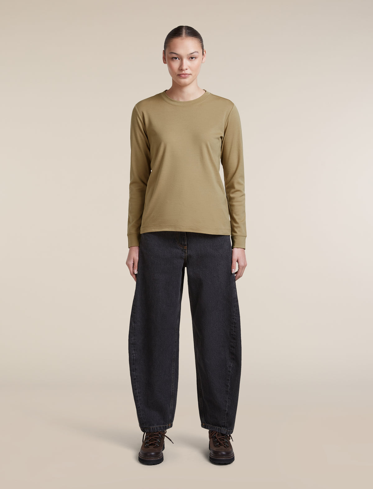 Women's 15.5 MerinoFine™ Long Sleeve Tee Cumin - 3