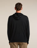 Men's Merino Blend 150 Drift Long Sleeve Hoodie Black - 2