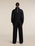 Women's Merino Blend 150 Drift Long Sleeve Half Zip Black - 5