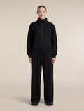 Women's Merino Blend 150 Drift Long Sleeve Half Zip Black - 3