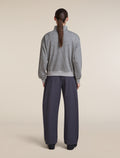 Women's Merino Blend 150 Drift Long Sleeve Half Zip Metro Heather - 7