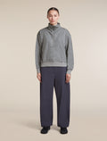 Women's Merino Blend 150 Drift Long Sleeve Half Zip Metro Heather - 3