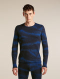 Men's Merino 260 Oasis Vertex Long Sleeve Thermal Crewe Chillwave Midnight navy/lazurite - 1