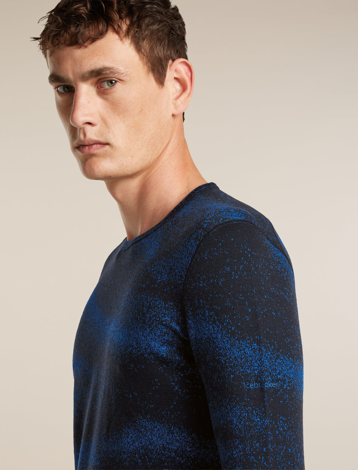 Men's Merino 260 Oasis Vertex Long Sleeve Thermal Crewe Chillwave Midnight navy/lazurite - 6