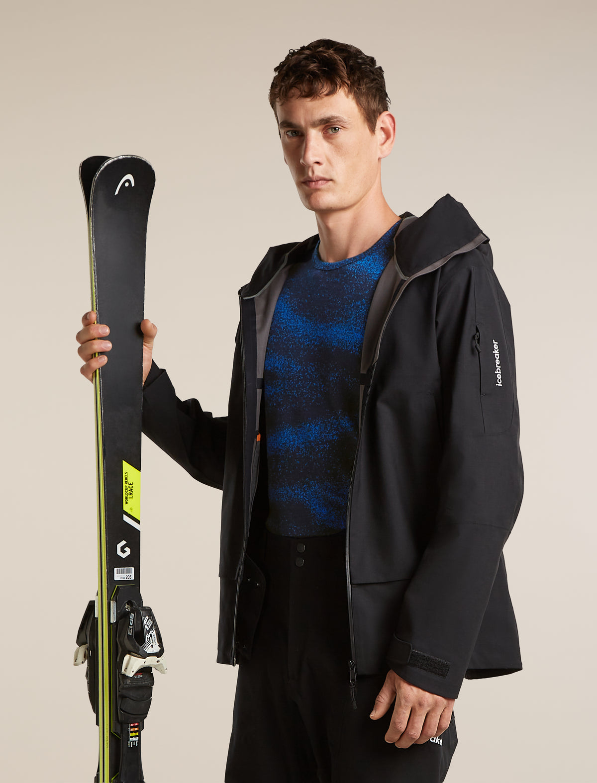 Men's Merino 260 Oasis Vertex Long Sleeve Thermal Crewe Chillwave Midnight navy/lazurite - 5