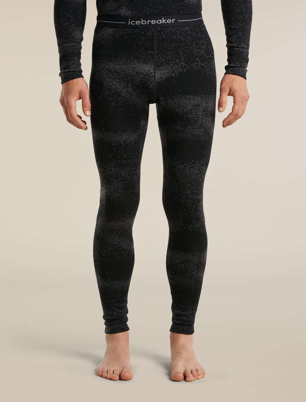 Men's Merino 260 Oasis Vertex Thermal Leggings Chillwave Black/Obsidian - 1
