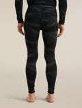 Men's Merino 260 Oasis Vertex Thermal Leggings Chillwave Black/Obsidian - 2